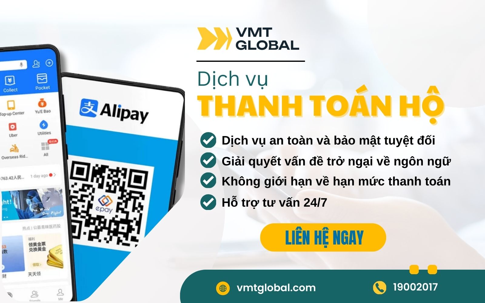 Dịch vụ thanh toán hộ Taobao, Tmall tại VMT Global