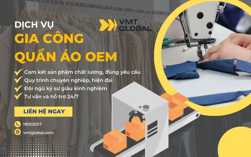 Xưởng may quần áo Trung Quốc VMT Global