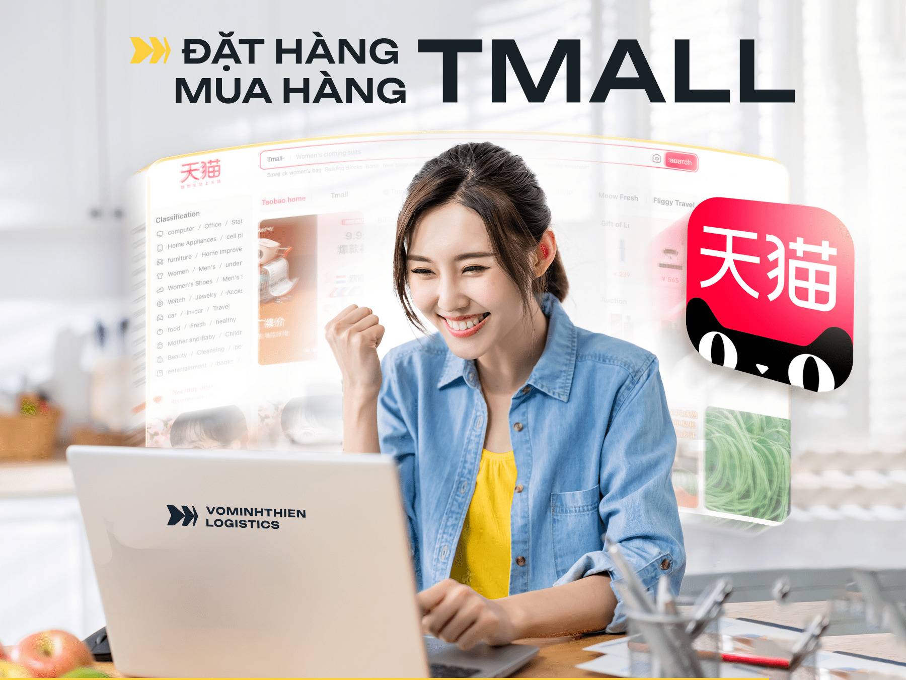 VMT Global cung cấp dịch vụ mua hàng Tmall uy tín với phí cực rẻ