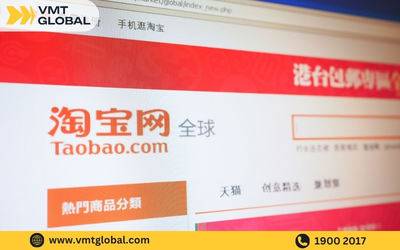 Taobao - Website mua hàng hóa Trung Quốc uy tín