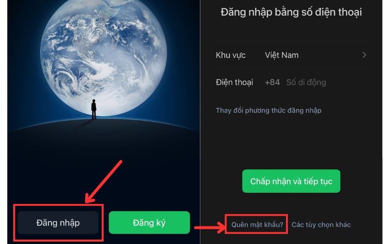 Cách lấy lại mật khẩu wechat bằng email