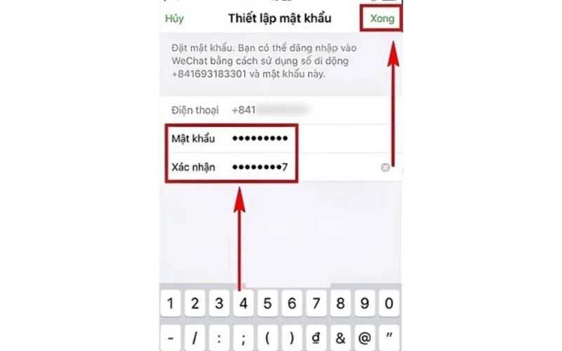 Cách lấy lại mật khẩu wechat trên điện thoại