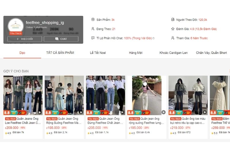 Feelfree Shopping - shop taobao uy tín trên shopee