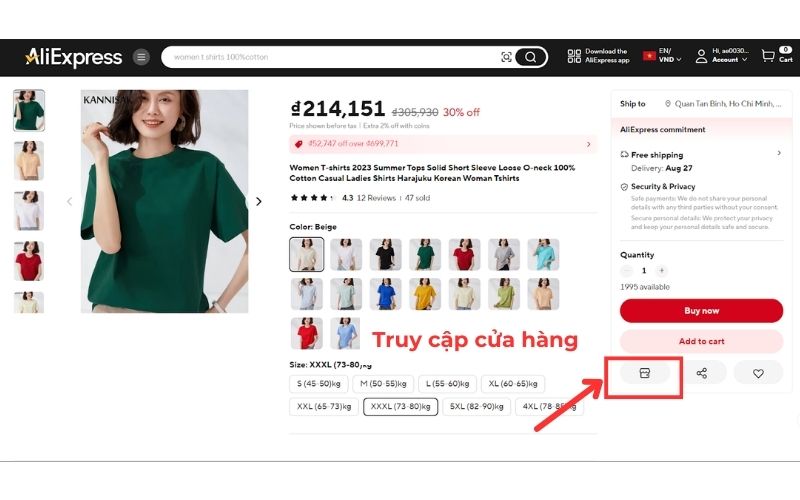 Cách mua hàng trên aliexpress nhanh nhất