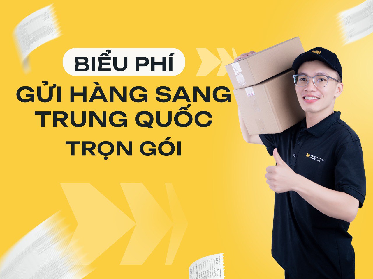 Biểu phí gửi hàng sang trung quốc