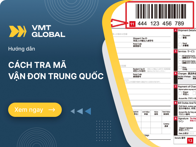 Cách kiểm tra mã vận đơn Trung Quốc chi tiết