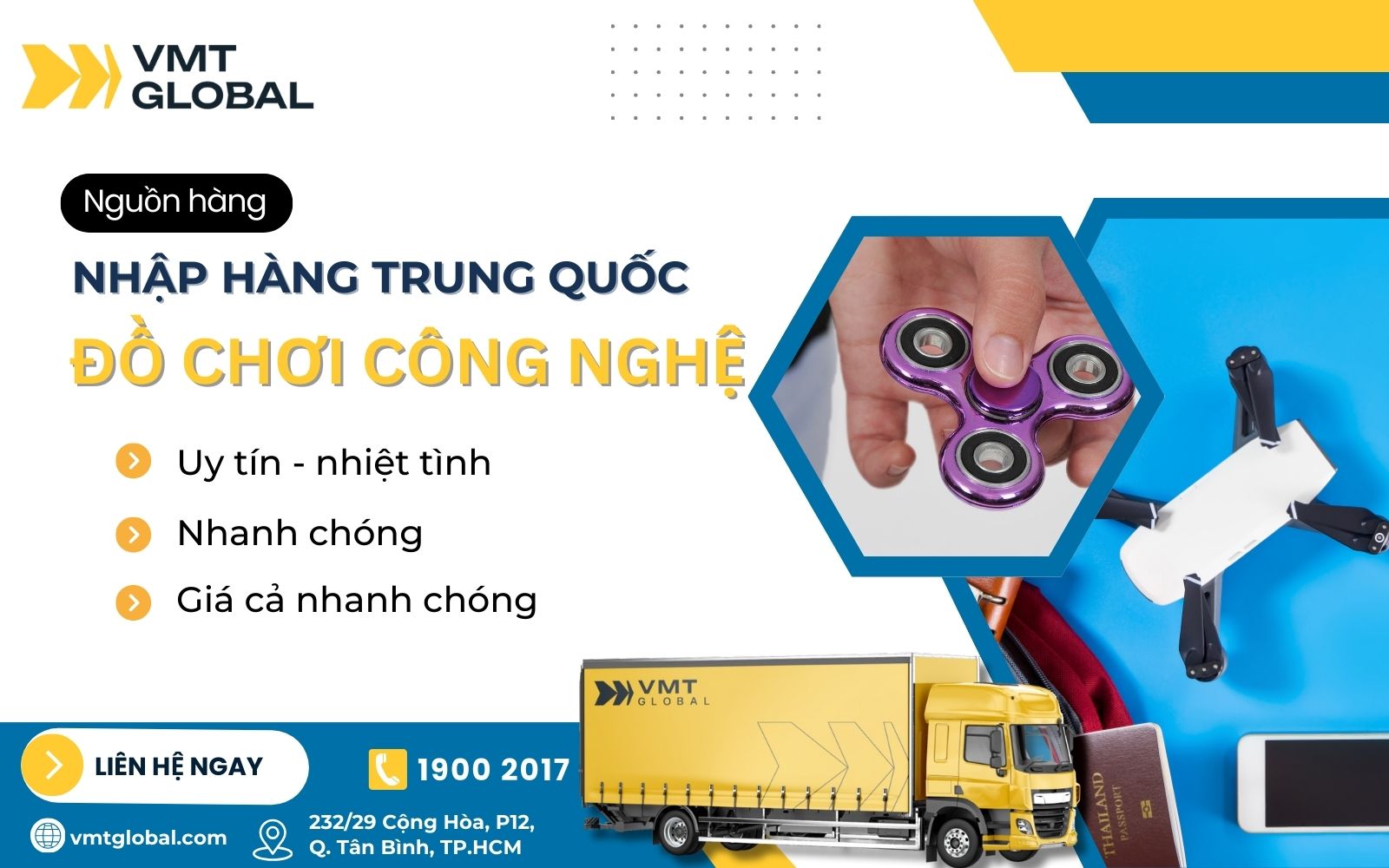 Dịch vụ nhập hàng đồ chơi Trung Quốc giá sỉ, lợi nhuận cao từ VMT Global 