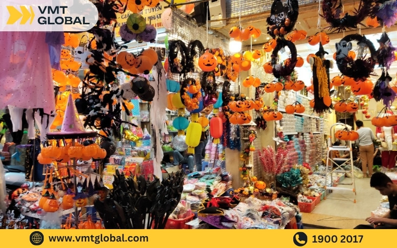 nguồn hàng phụ kiện hóa trang Halloween