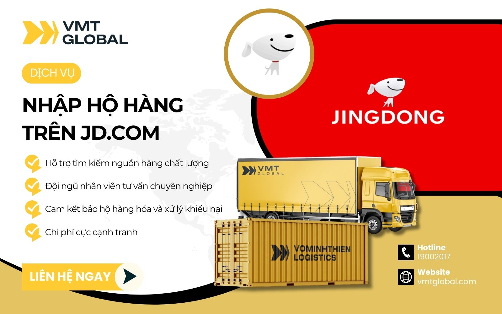 Cách order hàng Jingdong, nhập hàng an toàn, giá rẻ tại VMT Global