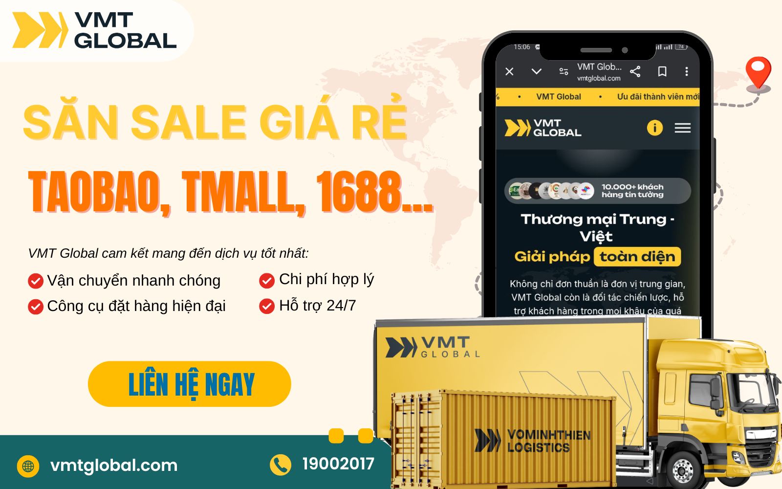 Săn sale vào các ngày sale lớn của Trung Quốc đơn giản, dễ dàng cùng VMT Global