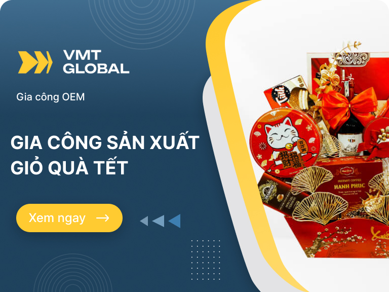 Gia công sản xuất giỏ quà tết