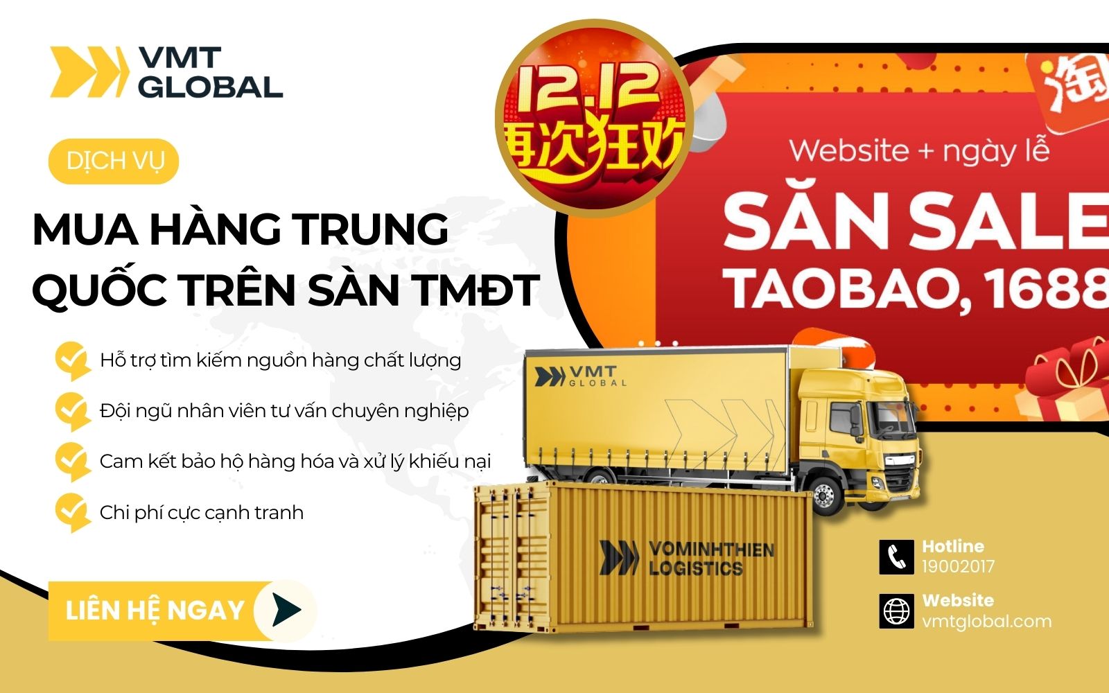 Săn siêu sale 12.12 trên sàn TMĐT đơn giản cùng VMT Logistics