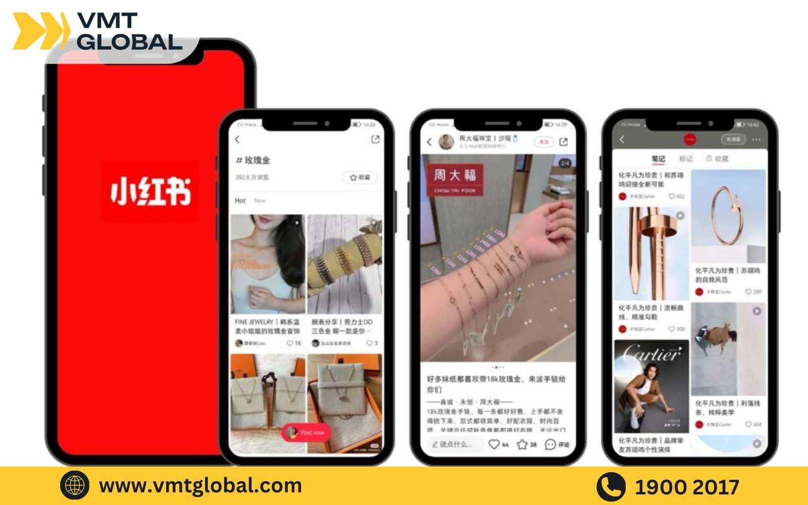 App tiểu hồng thư đa dạng hàng hoá