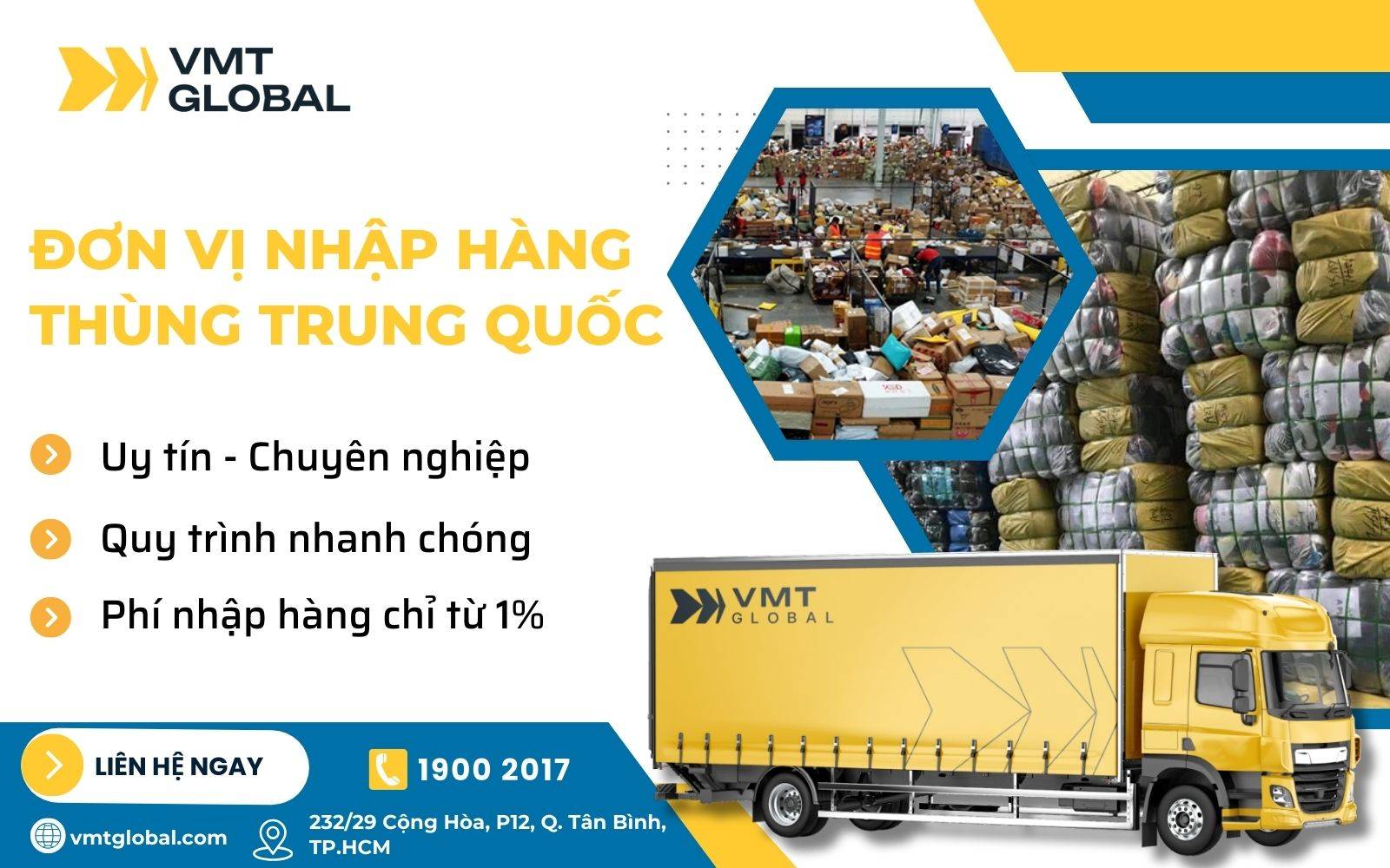 Nhập nguồn hàng thùng kinh doanh qua đơn vị nhập hàng uy tín VMT Global