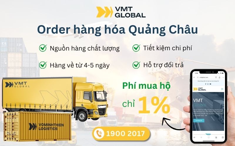 VMT Global chuyên nhập hàng tại các kho buôn sỉ Quảng Châu