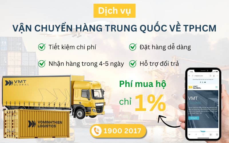 Nhu cầu vận chuyển hàng từ Trung Quốc về Sài Gòn