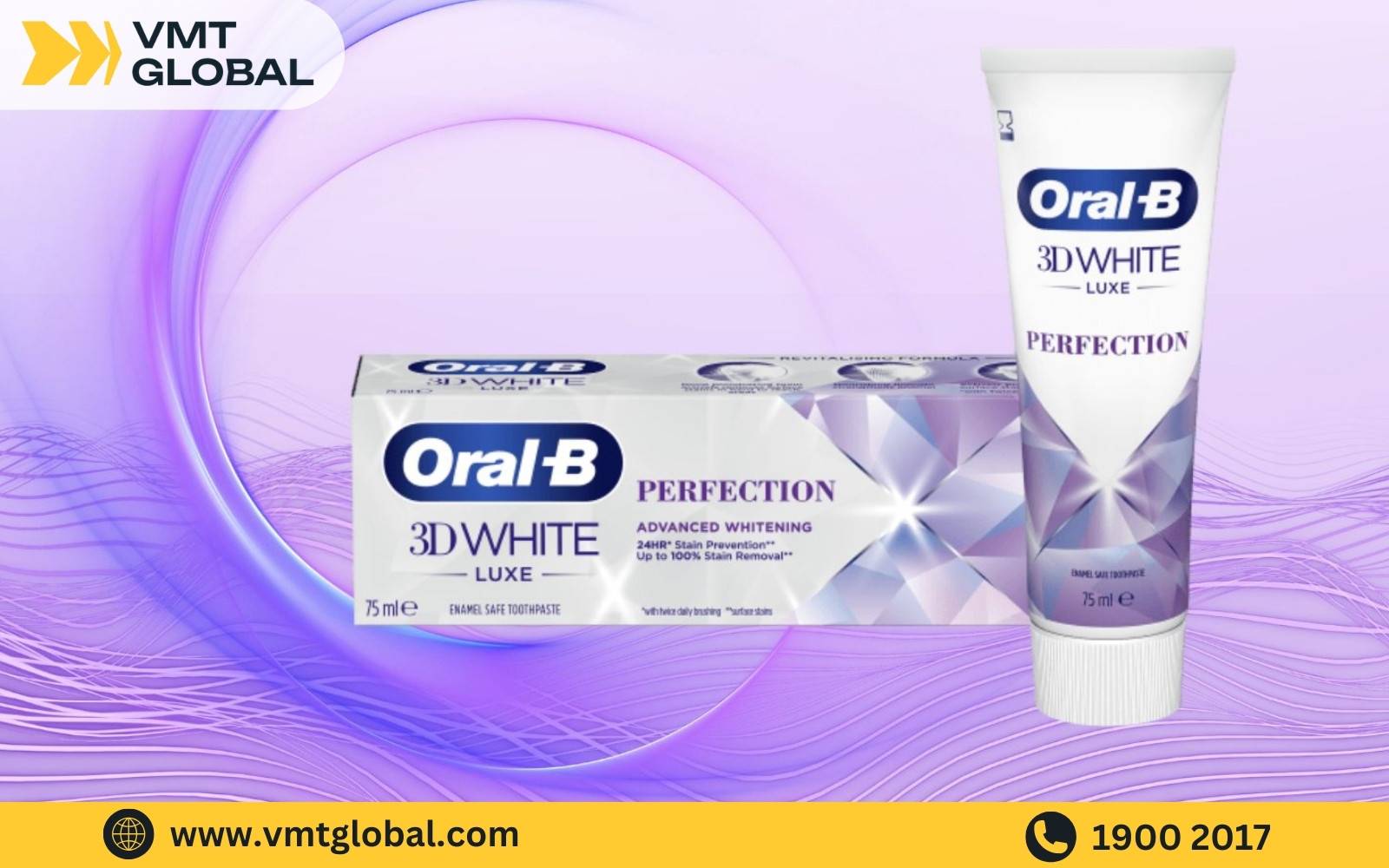 Kem đánh răng nội địa Trung giá rẻ Oral-B 3D 