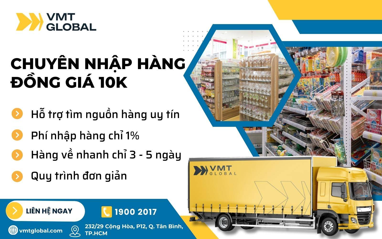 VMT Global là nơi nhập hàng đồng giá 10k cho các nhà kinh doanh