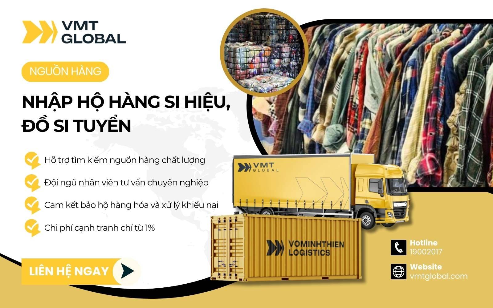 VMT tìm nhập nguồn hàng si 2hand chất lượng với giá cực tốt