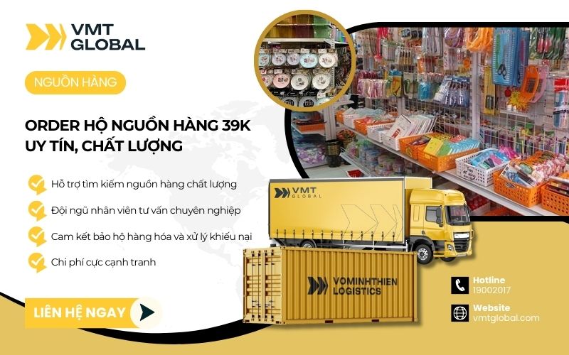 VMT Global chuyên nhập nguồn hàng đồng giá 39k từ Trung Quốc nhanh chóng, giá rẻ