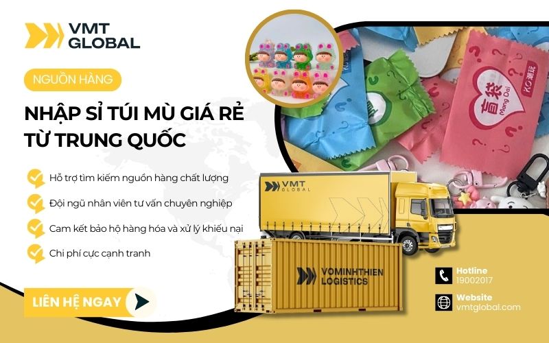 VMT Global chuyên order túi mù Trung Quốc giá rẻ, nhanh chóng