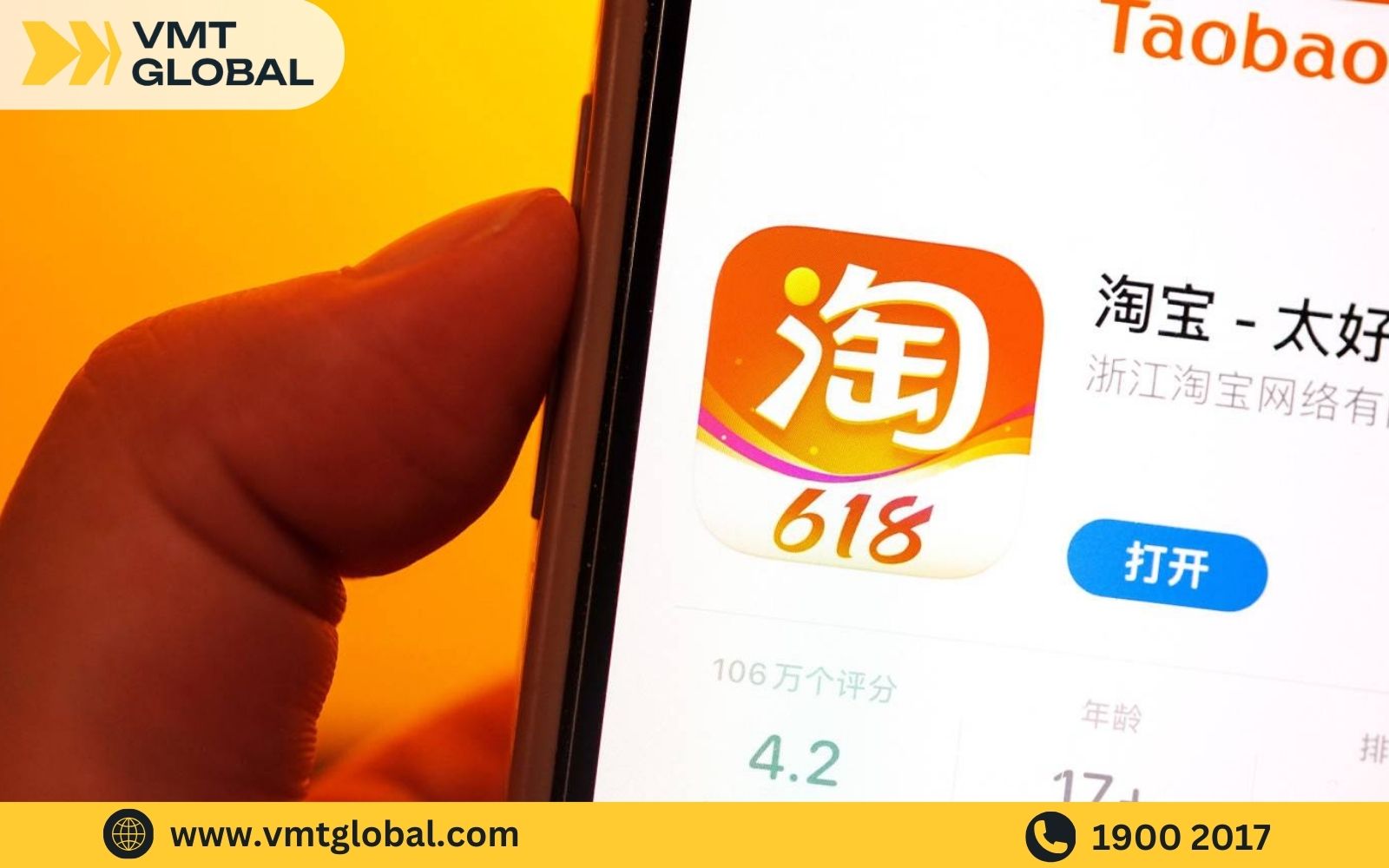 chuyển đổi ngôn ngữ trên app taobao qua điện thoại