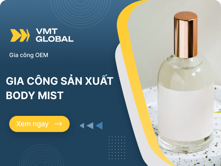 Gia công Body Mist theo yêu cầu