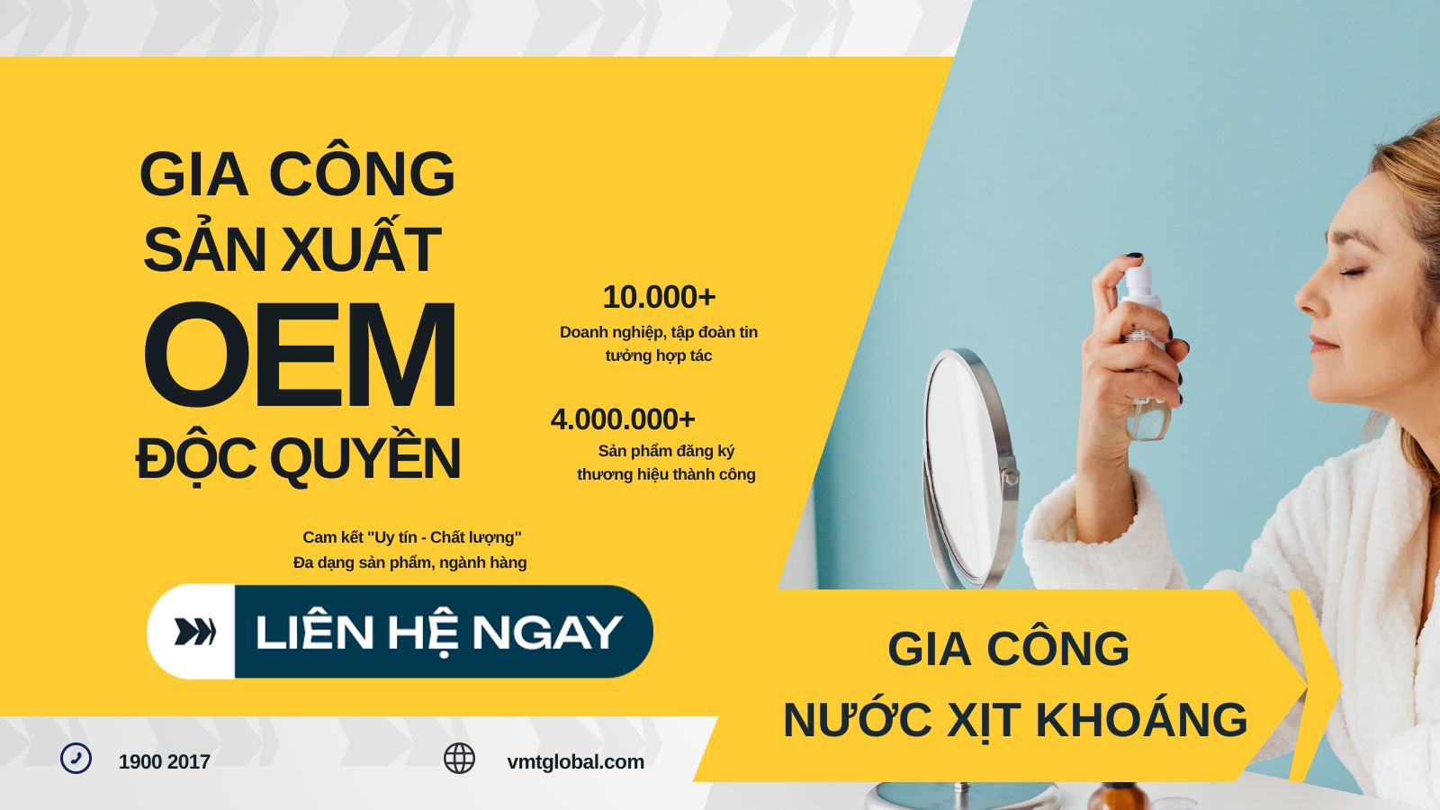 Tại sao nên lựa chọn công ty gia công xịt khoáng VMT?