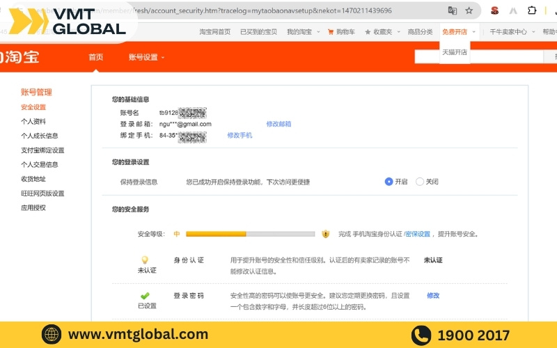 tài khoản taobao bị đóng băng phải làm sao