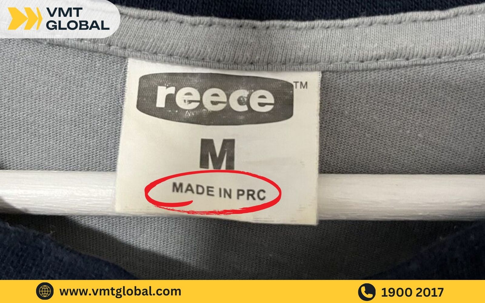 Hàng made in prc có chất lượng tương tự hàng hóa nhãn made in china