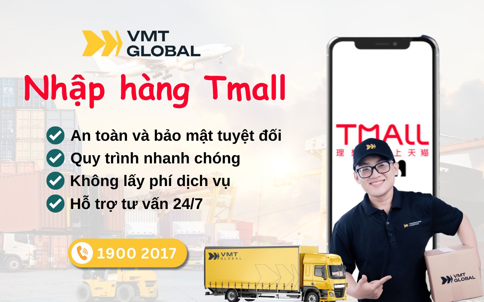 VMT Hỗ trợ tìm shop Tmall uy tín và đặt hàng nhanh chóng