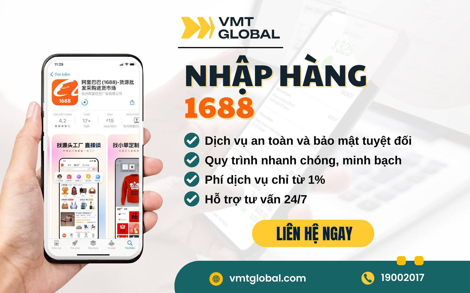 Dịch vụ nhập hộ hàng Trung Quốc trọn gói uy tín, trọn gói