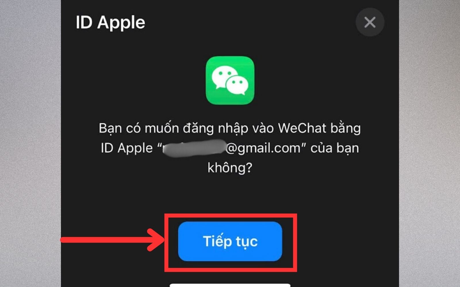 Cách tạo tài khoản wechat bằng Email