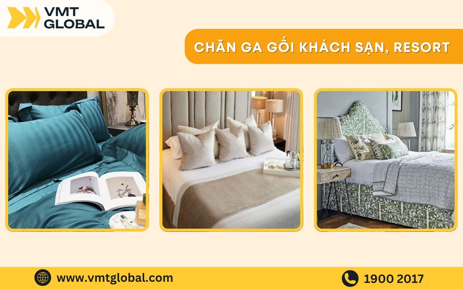 Chăn ga gối khách sạn, resort cao cấp, giá tốt Chăn ga gối đệm dành cho khách sạn, resort cao cấp, giá tốt