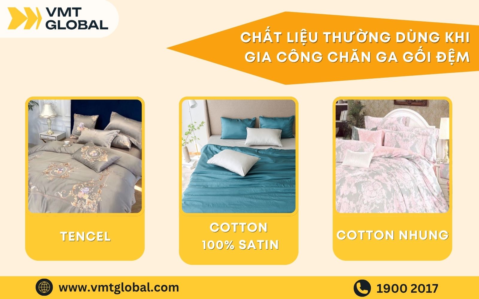 Những loại chất liệu phổ biến khi gia công chăn ga gối đệm Những loại chất liệu phổ biến khi gia công chăn ga gối đệm