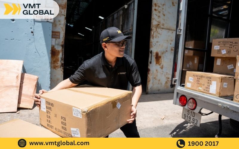 VMT Global giao hàng tận tay cho bạn Bước 5: Giao hàng tận nơi trên toàn quốc