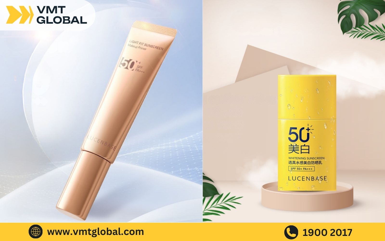 Chống nắng an toàn, dưỡng da khỏe mạnh từ thương hiệu Lucenbase Kem chống nắng của Lucenbase