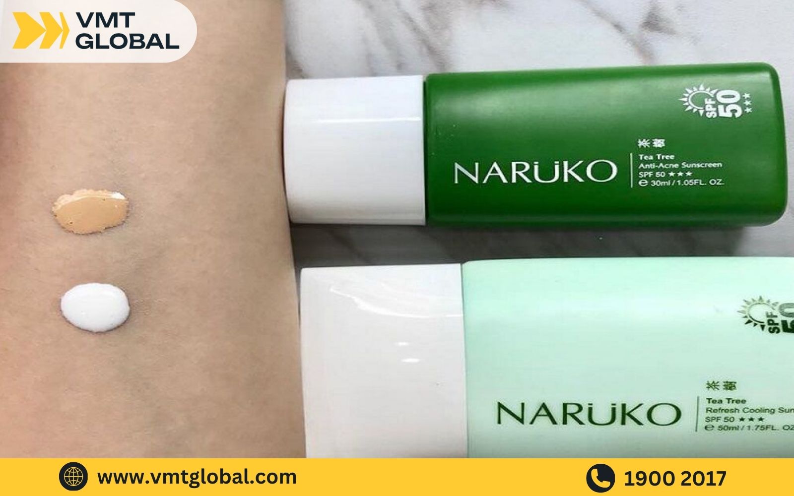 Kem chống nắng Naruko nội địa Trung lành tính cho làn da mụn Kem chống nắng hãng Naruko