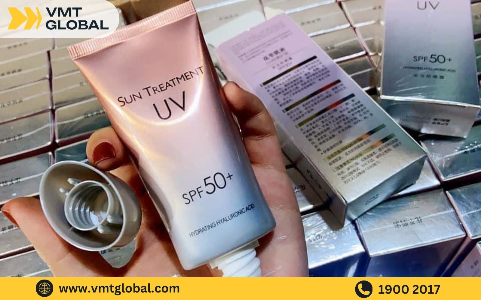 Kem chống nắng Trung Quốc Sun Treatment dịu nhẹ, bảo vệ da toàn diện Kem chống nắng nội địa Trung Sun treatment