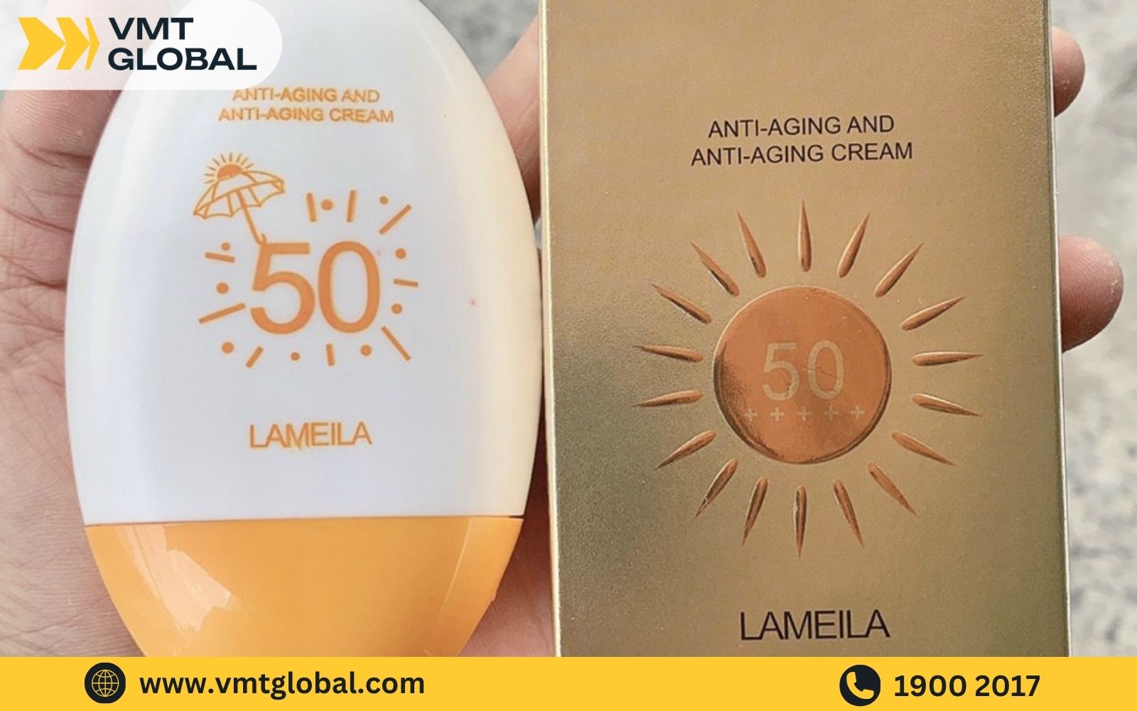 Kem chống nắng Lameila giúp bảo vệ da hiệu quả với giá thành hợp lý Kem chống nắng Trung Quốc Lameila
