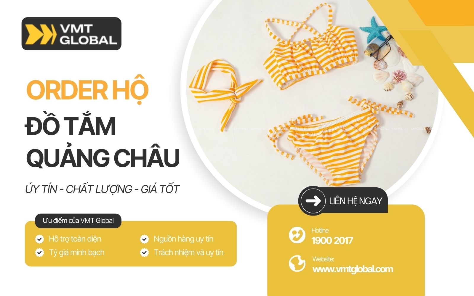 VMT Global Nhập hộ đồ tắm, bikini Quảng Châu uy tín