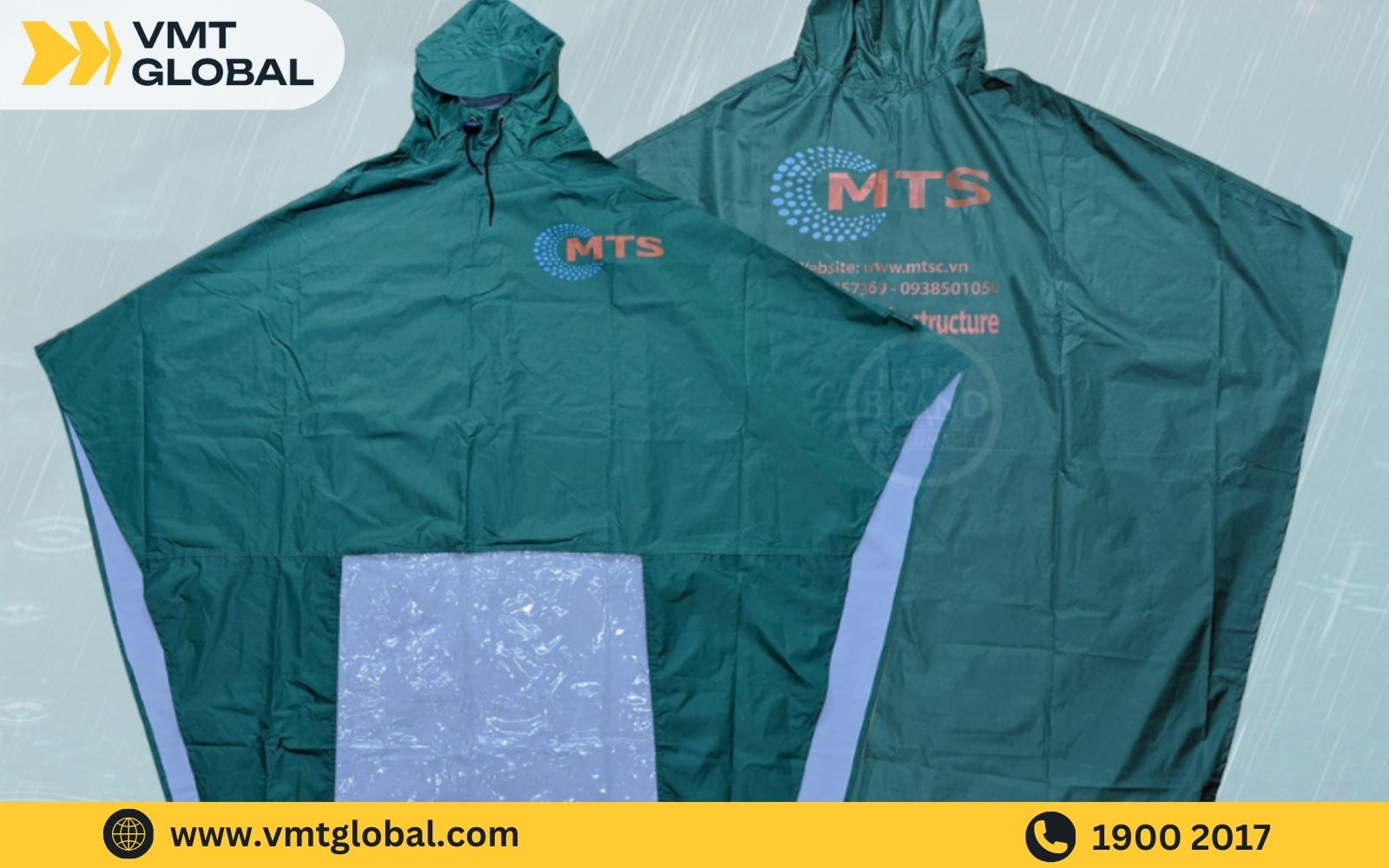 Sản xuất áo mưa in logo chữ A chuẩn mẫu Sản xuất áo mưa in logo chữ A chuẩn mẫu