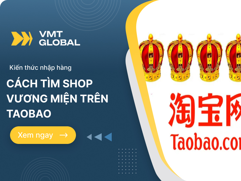 Hướng dẫn cách tìm shop taobao có vương miện