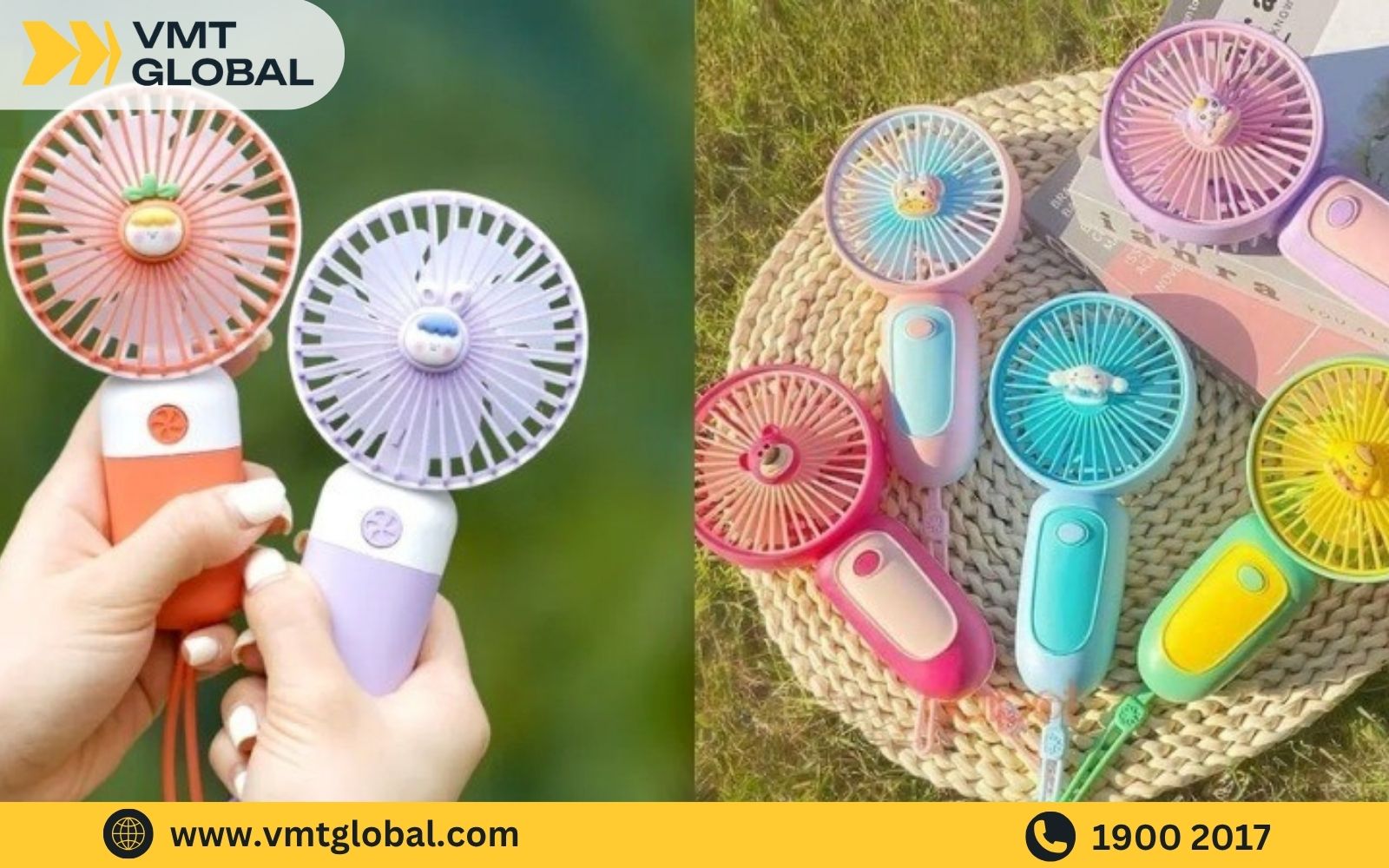 Order quạt mini Trung Quốc về Việt Nam qua sàn TMĐT