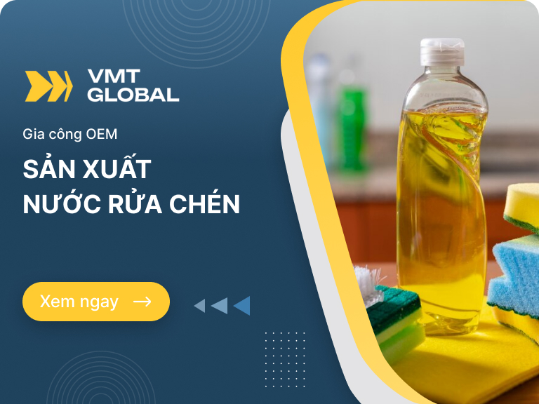 Gia công, sản xuất nước rửa chén trọn gói