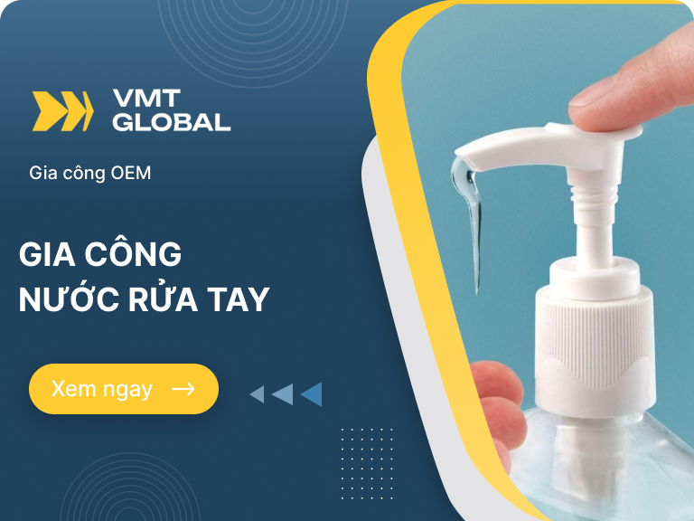 Sản xuất nước rửa tay gel, lỏng theo yêu cầu