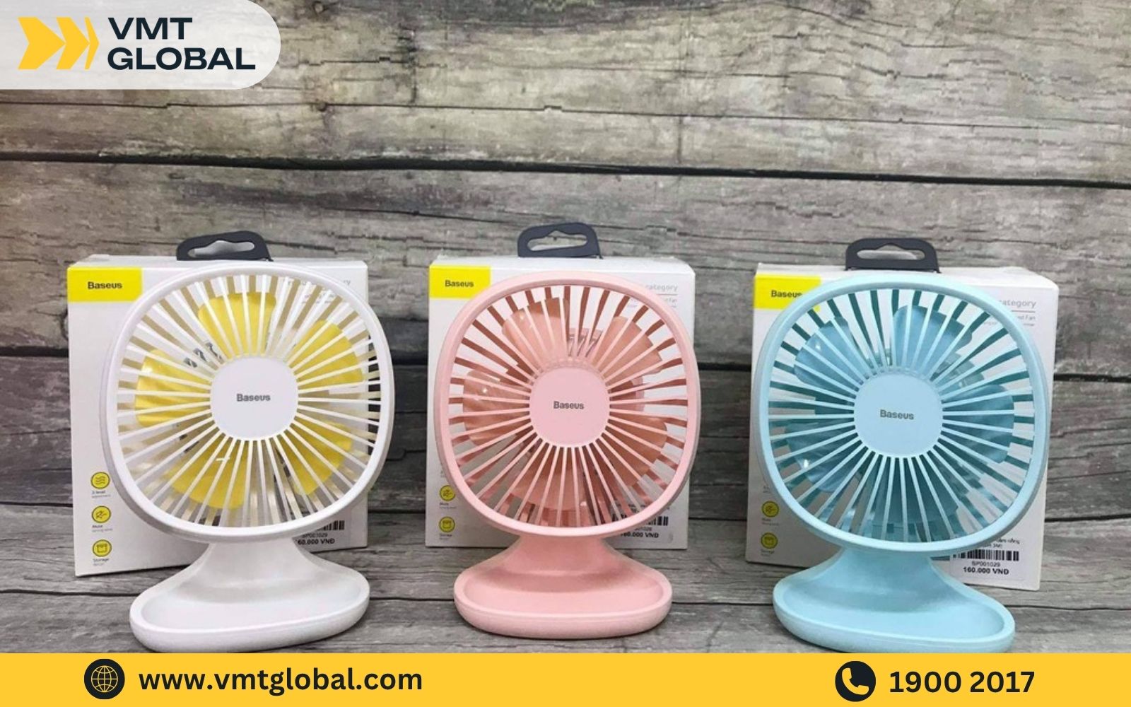 Baseus là thương hiệu quạt mini nội địa Trung sở hữu kiểu dáng tinh tế