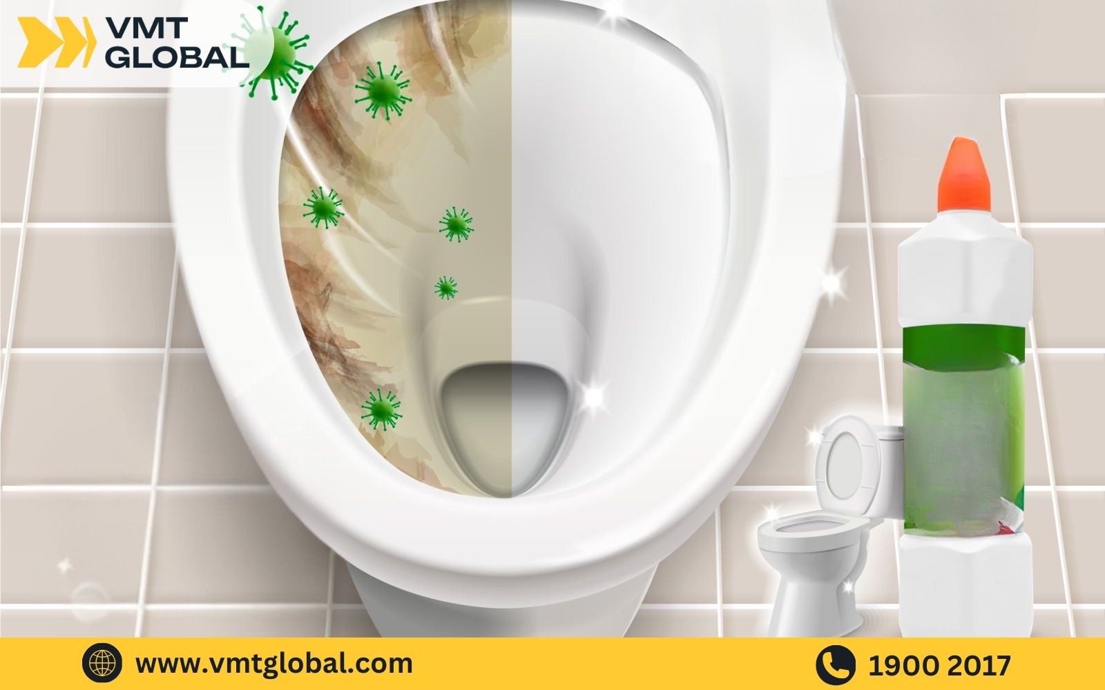 thành phần chính của dung dịch vệ sinh bồn cầu