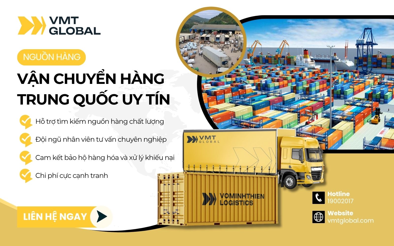 Xuất nhập khẩu chính ngạch, tiểu ngạch an toàn, hiệu quả tại VMT Global