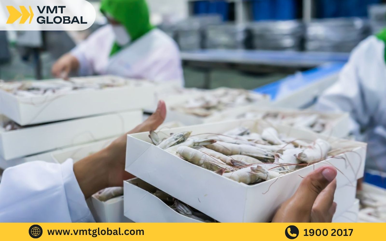 Tiêu chuẩn đóng gói xuất khẩu thủy sản đi Trung Quốc